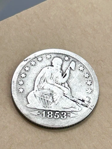 1853-O Seated Liberty Quarter — photo from the most recent tracked eBay sale