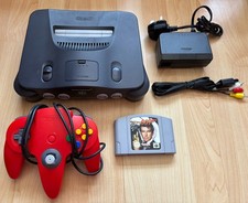 Nintendo 64 N64 Console Bundle & James Bond Goldeneye 007, VGC / Collector Pal