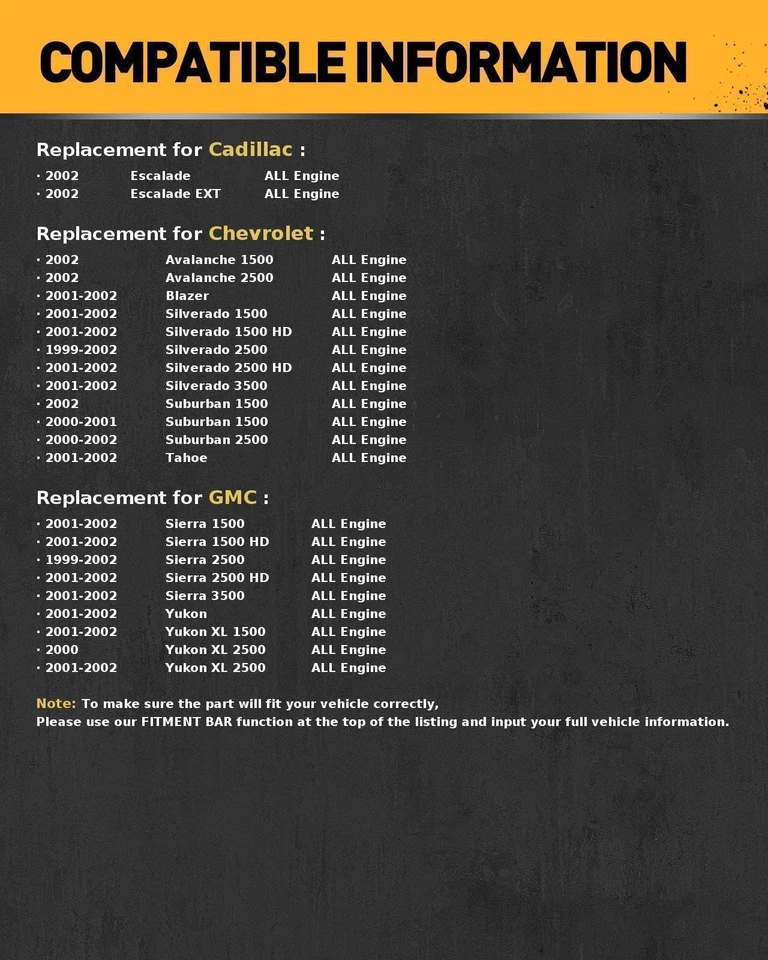 Cilindro maestro de freno con depósito para Chevrolet Silverado 1500 Tahoe 2001 2002 Foto 2 de 4