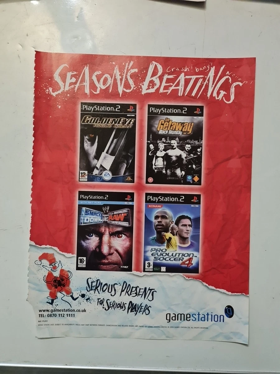 Affiche Vintage Officielle PlayStation (PS1) - Format 83,5 X 59,5 Cm