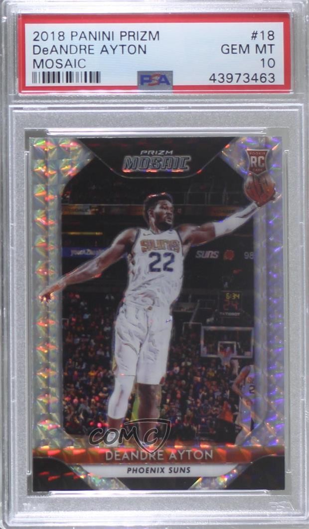 2018-19 Panini Prizm Mosaic DeAndre Ayton #18 PSA 10 GEM MT Rookie RC 04zq