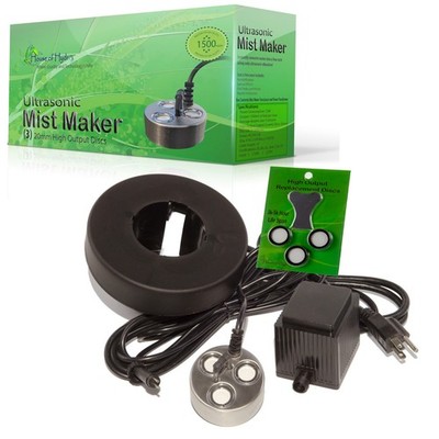 3 Disc Ultrasonic Mist Maker Kit w/ Float & Spare Discs   House of Hydro fogger