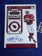2019 Panini Contenders Rookie Ticket Kyler Murray On Card Auto #101 Cardinals. rookie card picture