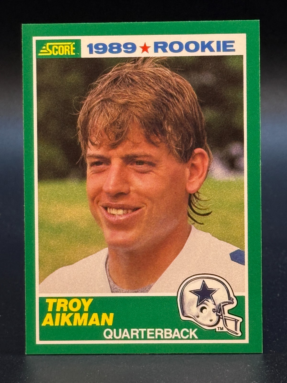 1989 Score #270 Troy Aikman Cowboys RC