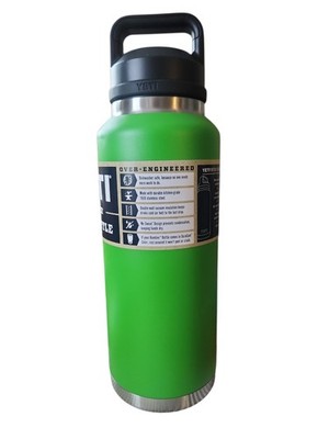 YETI Rambler 46oz Bottle with Chug Cap, CANOPY GREEN, Bottle may