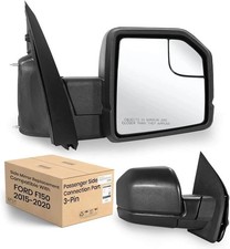 Passenger Side Mirror For 2015-2020 Ford F150 Blind Spot Glass Power 3-Pins