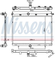 Nissens KüHler WasserküHler FüR Opel Corsa F Mokka Peugeot 208 II 1.2 Puretech