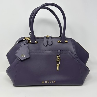 Zac Posen x Delta Passport Plum Purse / Handbag Exclusive Delta Airlines BAG