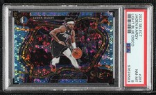 2022 Panini Select Courtside Light Blue Disco Prizm 90/99 Jaden Hardy PSA 8 12xy