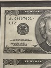 💵 1996 $20 (Star *) Uncut Sheet of 4 U.S. Federal Reserve Notes in Folder 1 💵 — photo 4