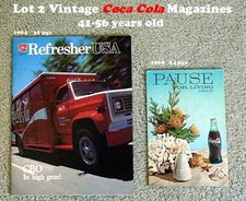 Lot of 2 vintage Coca Cola Magazines 41-56 ye...