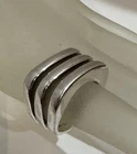 Vintage Sterling Silver Silpada Modernist Chunky Ring Size 7