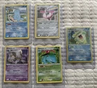 Bundle of 5 Vintage Pokemon Cards Quagsire Wormadam Ludicolo Banette Venusaur