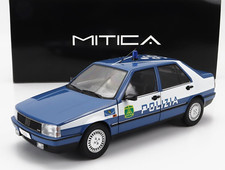 1:18 MITICA Fiat Croma Cht Polizia 1987 Police Light Blue White MITICA201007-D