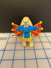 smurfs 1982 wind up toy Peyo