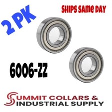 6006-ZZ Premium 6006 2Z shield bearing 30 x 55 x 13  2PK 