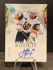 2021-22 Upper Deck Ultimate Collection Rookie Auto Jake Leschyshyn /299 - Vegas