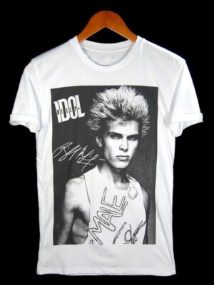 VTG White Wedding Billy Idol Shirt Short Sleeve White Unisex Size S-5XL ND727