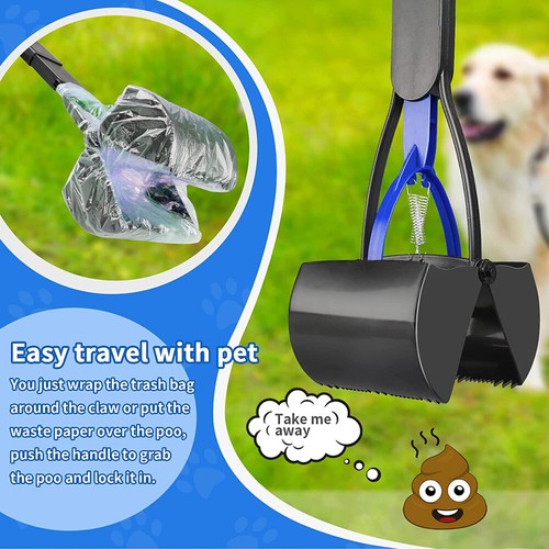 Non-Breakable Pet Dog Pooper Scooper with Handle Portable Scooper Waste Pick Up - 第 7/12 張圖片