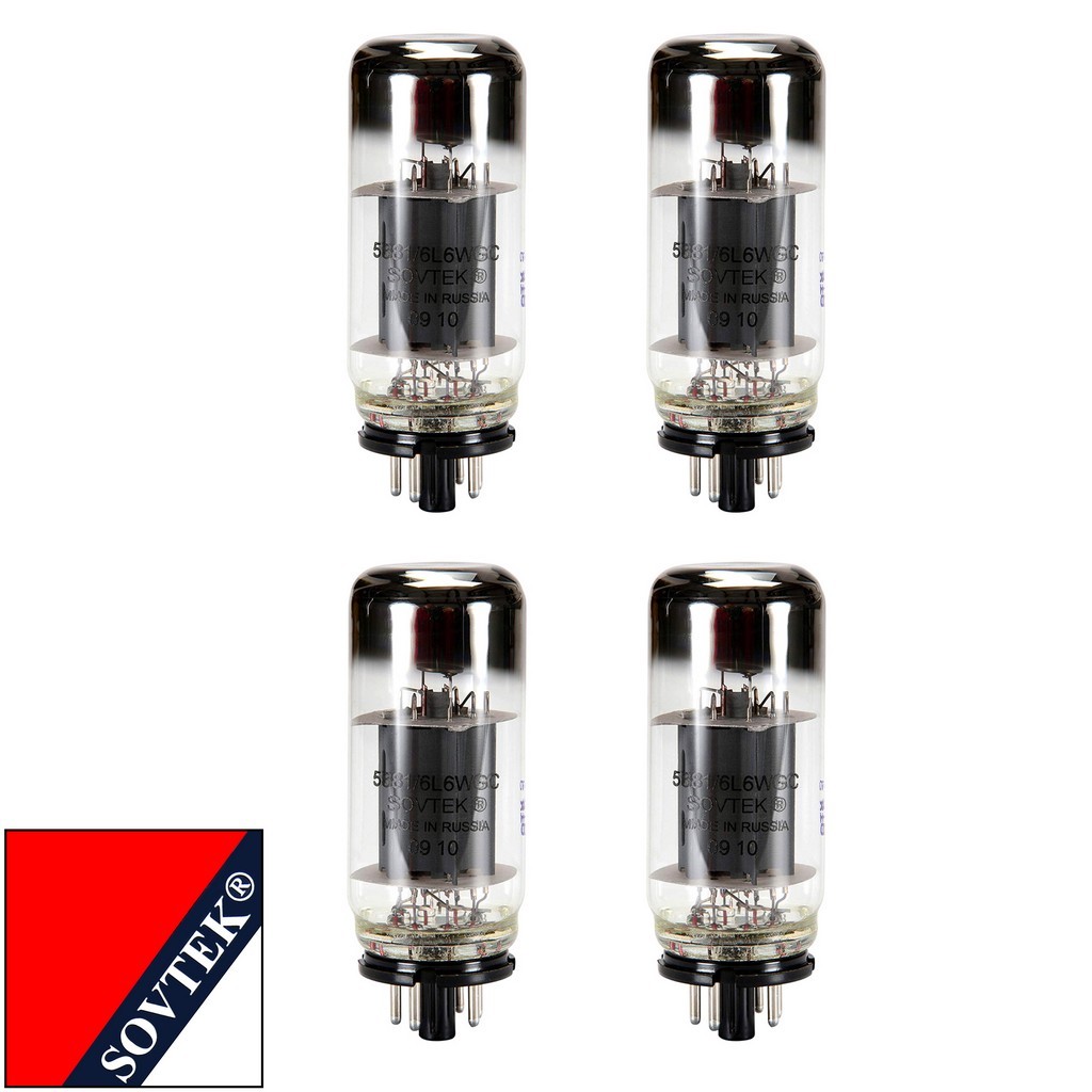 Brand New Plate Current Matched Quad 4x Sovtek 5881 / 6L6WGC