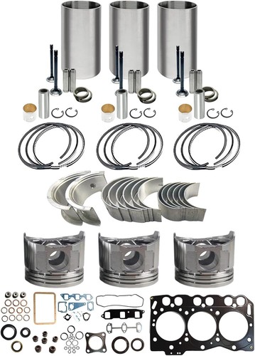3D68E 3TNE68 Overhaul Rebuild Kit For Komatsu Mini Excavator Wheel Loader - Picture 8 of 9