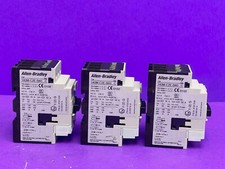 Allen-Bradley 140M-C2E-B40 Ser C Circuit Breaker 2.5-4A w/140M-C-AFA10 Lot of 3