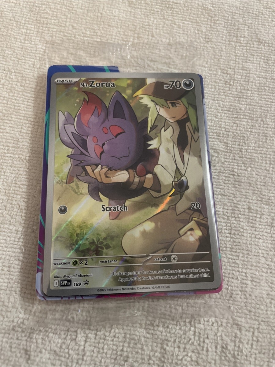 N's Zorua Svp 189 ETB Promo Pokémon: Journey Together Sealed | eBay