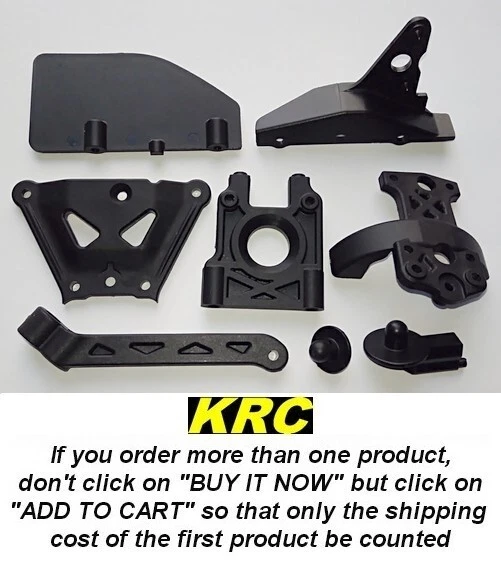 LOSA4413-14-20-22-24 8IGHT PLATE/REAR BRACE/FRONT CENTER(2pcs)/GUARD/BODY POSTS - Photo 1/1