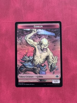 Goblin / Cat Token FOIL - NM Dominaria Remastered - MTG - Magic the Gathering