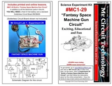 MC1-29 ** Mr Circuit Science ** Experiment Kit  -Fantasy SPACE MACHINE GUN