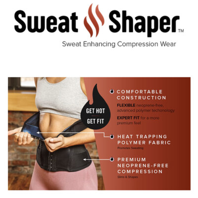 Plus Size 3XL Black Waist Trainer Corset Waist Trainer Neoprene Sweat Shaper