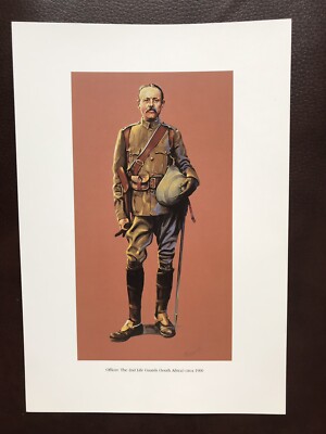 Militärdruck Offizier der 2. Rettungsschwimmer (Südafrika) 1900 von McGreen Smith
