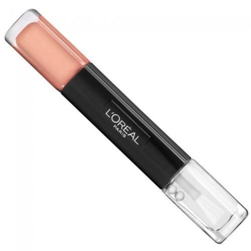 L'OREAL INFALLIBLE GEL EFFECT NAIL POLISH & TOP COAT DUO - STAY NUE (001)