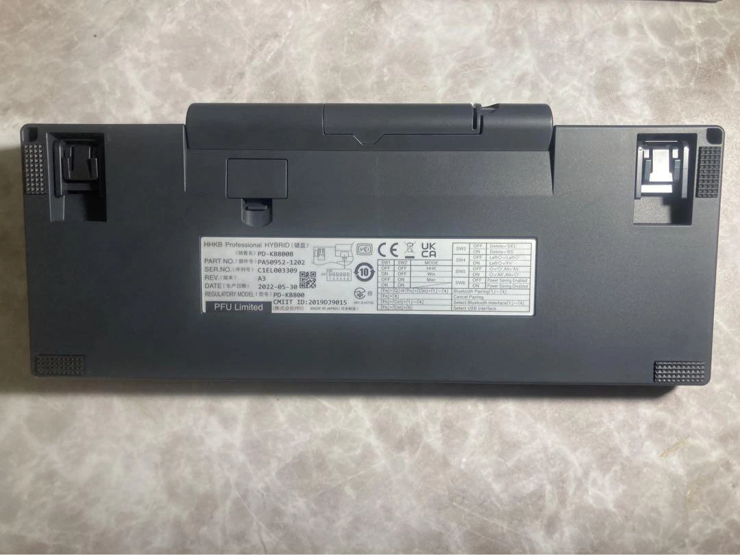 HHKB PD-KB800B Professional HYBRID English layout/Black Bluetooth