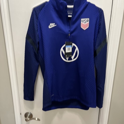 Nike Team USA Vaporknit Strike Drill Top Blue Women Size M Medium VW 2019 - Picture 1 of 7