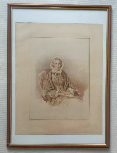 Vintage Watercolour International Japanese Artist Clara Hung Mei