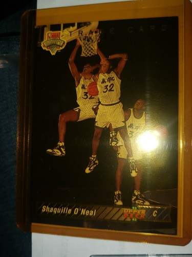 1992-93 shaquille o'neal UPPER DECK TRADE CARD LOT OF 4 # 1B INVEST - Picture 5 of 11