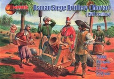 MARS 1:72 SET 72098 17TH CENTURY OSMAN SIEGE ARTILLERY MORTAR BROWN 