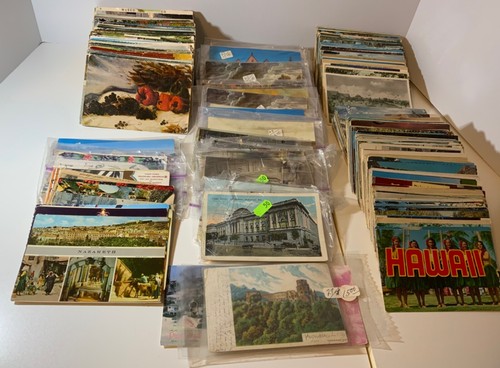VTG HUGE Postcard Lot (600) Variety of Subjects & Time Periods Sold AS IS
