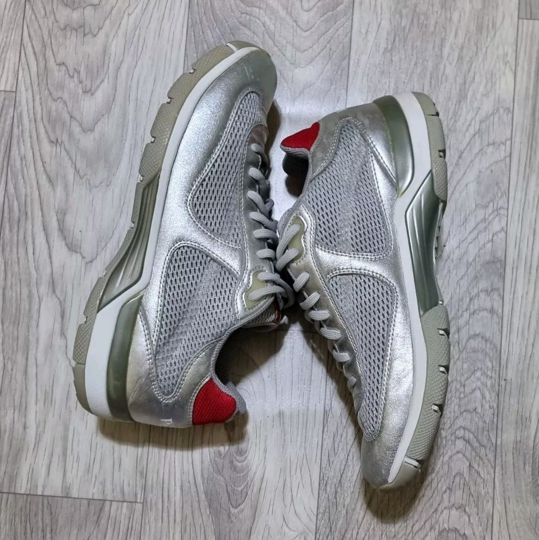 Prada Shoes Women's Calzature Donna Silver Luxury Prada