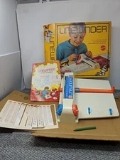 Vintage 1970 Linewinder Art Drawing Tracing MATTEL Line Winder MISSING PIECES