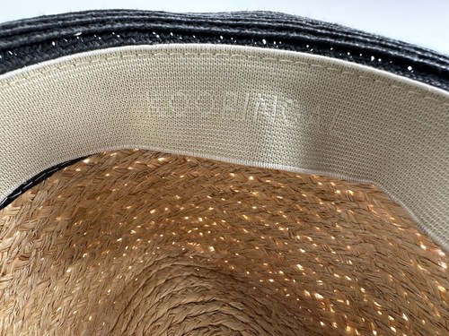 Sombrero Tejido Kooringal Peso Ligero Hombre Fedora Natural Rafia y Papel Talla 56CM - Imagen 8 de 12