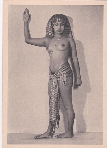 Mayomi, Tänzerin im Caffé Arabo, ältere Karte, Aufnahme v. 3.2.1940