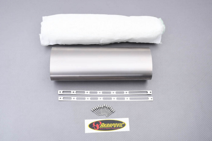 Laine de fibre de verre Akrapovic P-RK58TL40 et corps en titane pour échappement S-D10SO1T-HT
