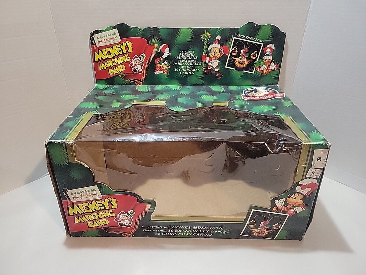 1994-MR. CHRISTMAS-MICKEY'S MARCHING BAND-W/BOX-NEEDS REPAIR 1994-MR. CHRISTMAS-MICKEY'S MARCHING BAND-W/BOX-NEEDS REPAIR