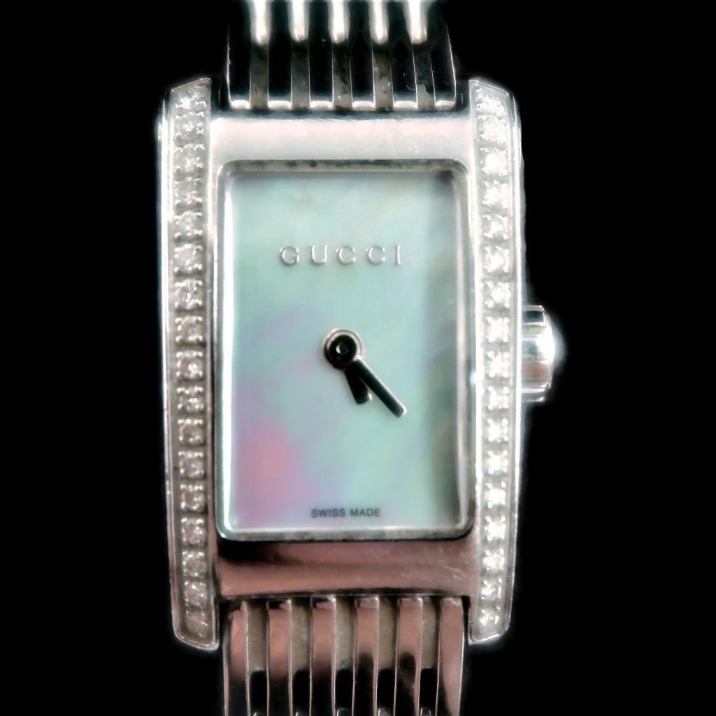 GUCCI Ladies Diamond Watch 28629, Mother of Pearl Face GUCCI Ladies Diamond Watch 28629, Mother of Pearl Face