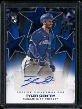 2025 Topps Series 2 Tyler Gentry RC Blue Baseball Stars Auto /150 #BSA2-TGE
