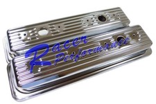Sbc Small Block Chevy Center Bolt Chrome Valve Covers Vortec 5.0 5.7 Short 87up