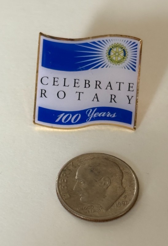 Rotary International 100 Year Pin 2004-2005 Celebrate Rotary