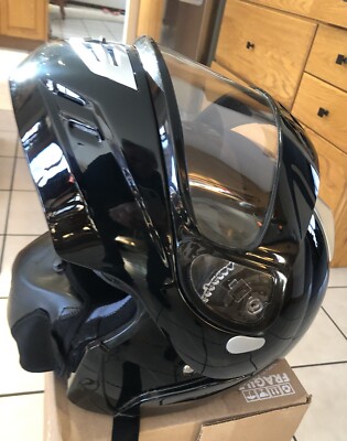 0101^ ^ Vintage Shoei RJ-101V Open Face Helmet XSmall Gloss Black
